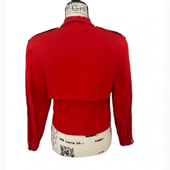 JONES NEW YORK VINTAGE RED JACKET BLAZER - Picture 3 of 12